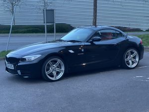 Black BMW Z4 Side 1