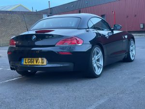 Black BMW Z4 Back 3